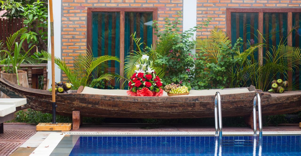 Malu Khmer Villa Siem Reap Eksteriør bilde
