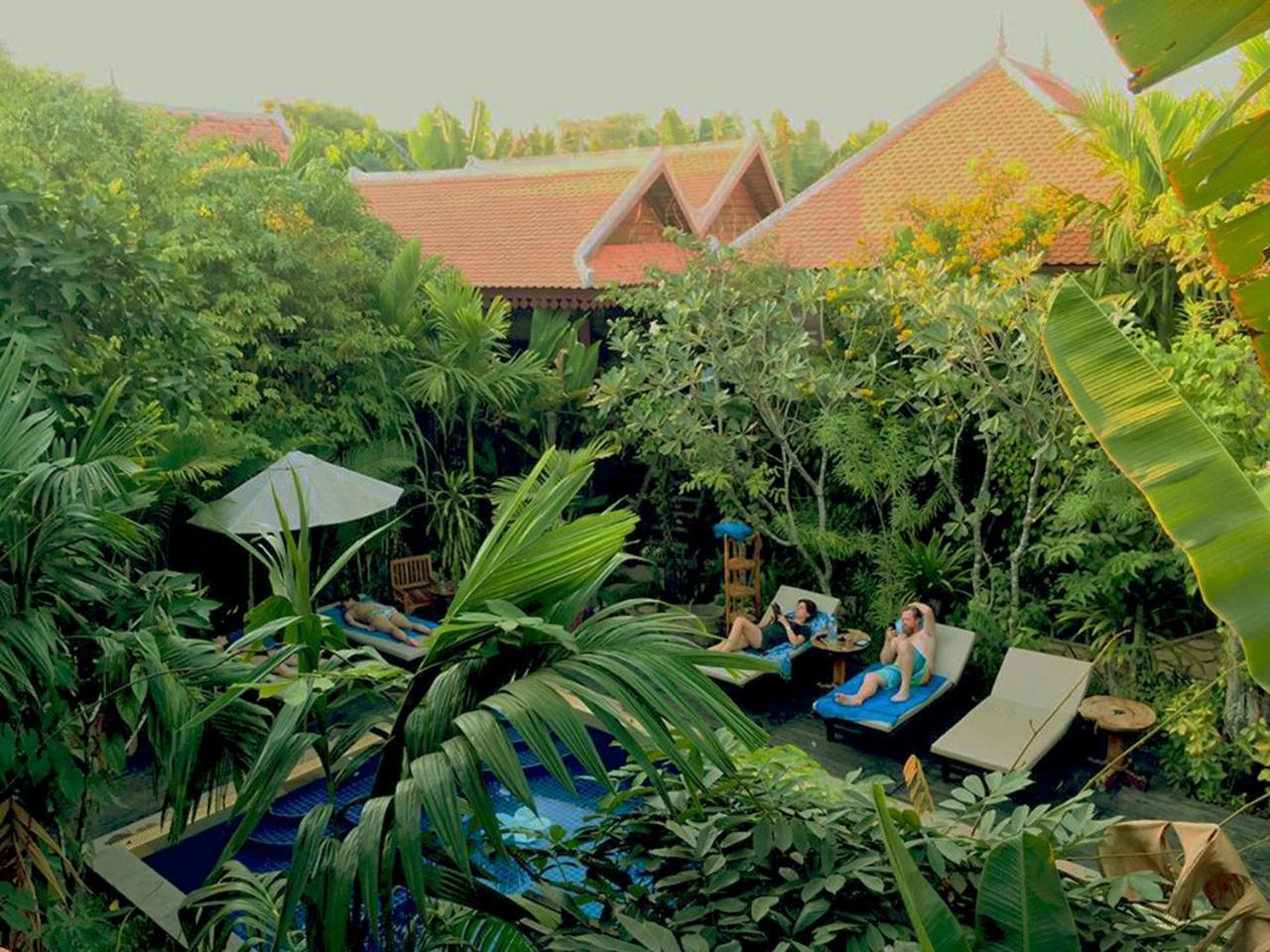 Malu Khmer Villa Siem Reap Eksteriør bilde