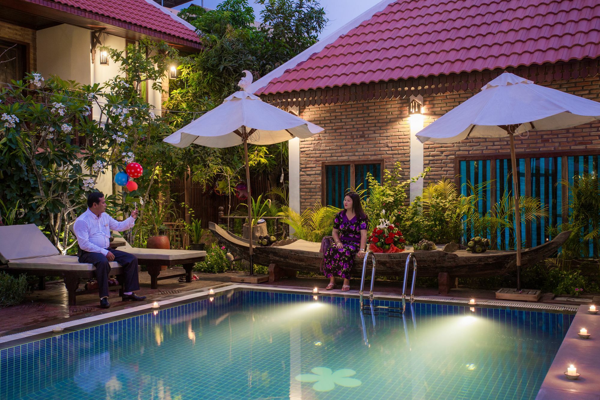 Malu Khmer Villa Siem Reap Eksteriør bilde